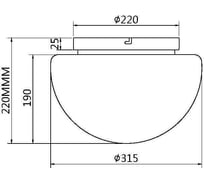 Потолочный светильник MAYTONI glassy 1хe27x60w металл золото MOD270CL-01G