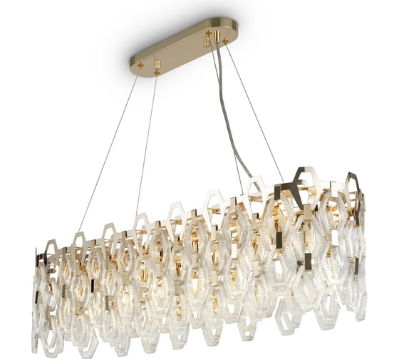 Подвесной светильник MAYTONI tissage 10хe14x40w металл золото MOD490PL-10G