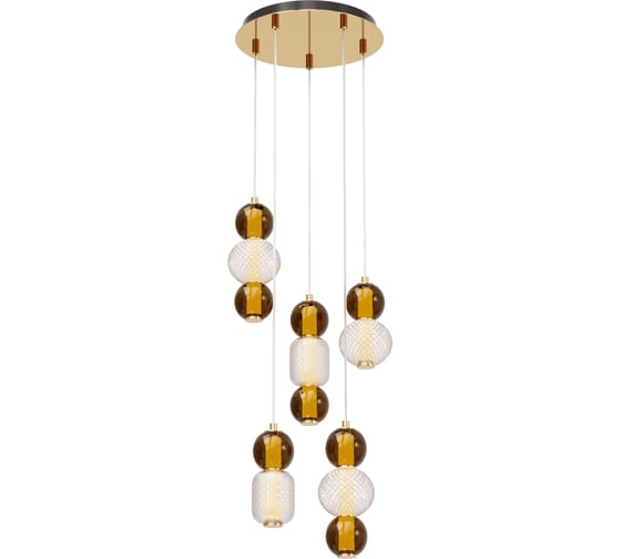 Подвесной светильник MAYTONI drop led 80w металл золото MOD273PL-L80G3K