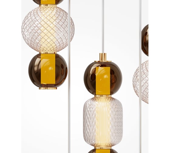 Подвесной светильник MAYTONI drop led 80w металл золото MOD273PL-L80G3K