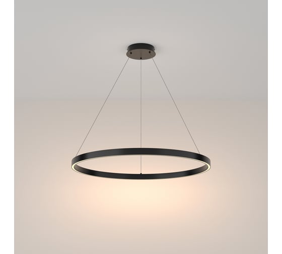 Подвесной светильник MAYTONI rim led 51w алюминий черный MOD058PL-L42B3K