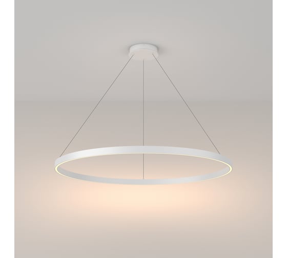 Подвесной светильник MAYTONI rim led 61w алюминий белый MOD058PL-L54W3K