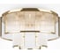 Потолочный светильник MAYTONI frame 9хe14x60w металл золото MOD174CL-09G 1