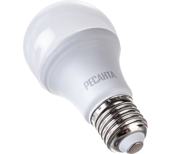 Светодиодная лампа Ресанта LL-R-A60-11W-230-4K-E27 /груша, 11Вт, нейтральный, Е27/ 76/1/16