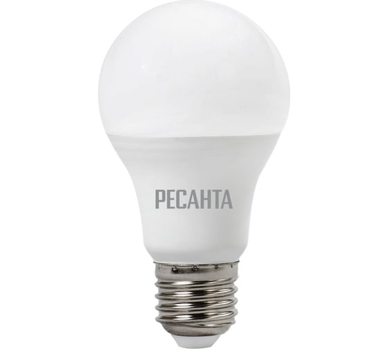 Светодиодная лампа Ресанта LL-R-A60-11W-230-3K-E27 /груша, 11Вт, тепл., Е27/ 76/1/15