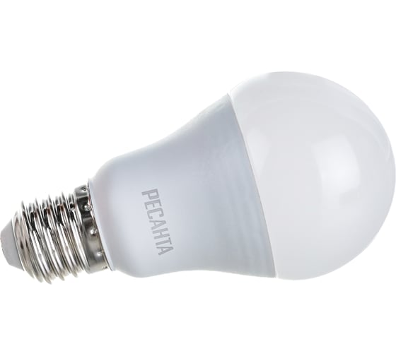 Светодиодная лампа Ресанта LL-R-A60-13W-230-4K-E27 (груша, 13Вт, нейтр., Е27) 76/1/18 1
