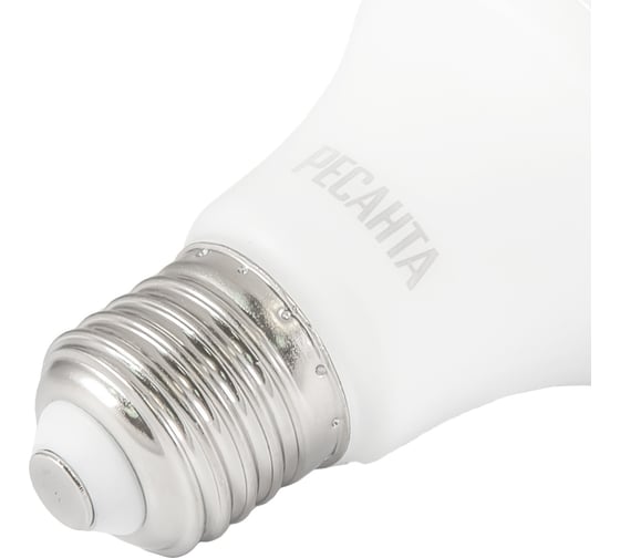 Светодиодная лампа Ресанта LL-R-A60-7W-230-4K-E27 /груша, 7Вт, нейтральный, Е27/ 76/1/12