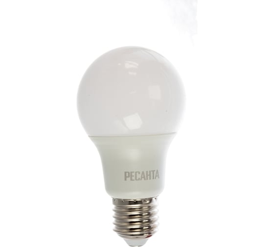 Светодиодная лампа Ресанта LL-R-A60-7W-230-3K-E27 (груша, 7Вт, тепл., Е27) 76/1/11