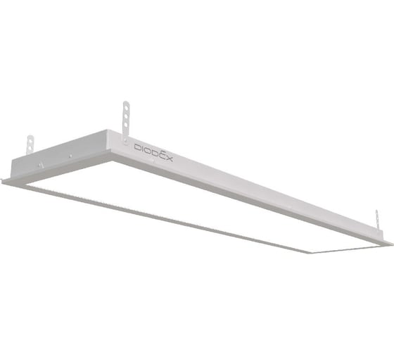 Светильник DIODEX led экофон гант gedina d 55вт, 3000, опаловый, белый, аварийный 1 час, 4603789948530