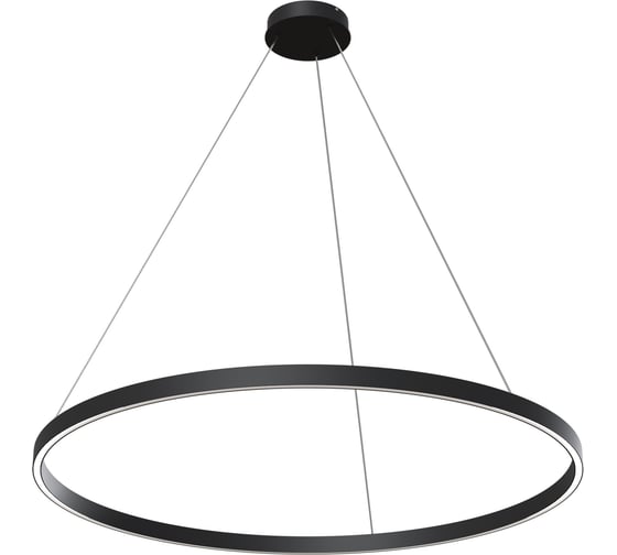 Подвесной светильник MAYTONI rim led 61w алюминий черный MOD058PL-L54B3K