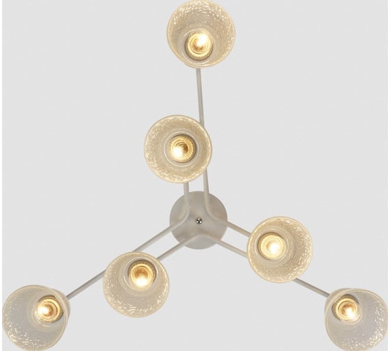 Люстра Rivoli Constance 3155306 6 х Е27 60 Вт модерн Б0059261