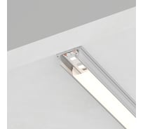 Алюминиевый профиль FERON гибкий накладной, серебро, CAB264 10361