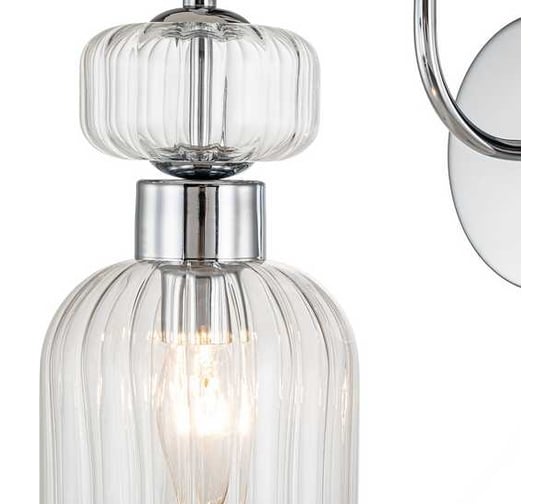 Настенный светильник ESCADA 1141/1A E14*60W Chrome/Clear 1141/1A Chrome/Clear