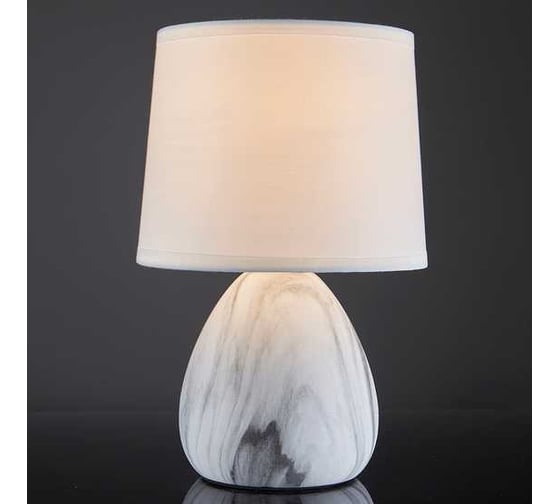 Настольный светильник ESCADA 10163/L E14*40W White marble 10163/L White