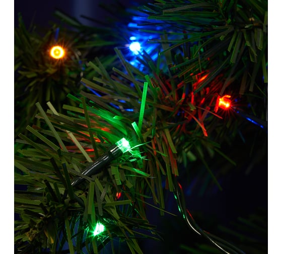 Линейная гирлянда FERON CL44 200 LED мульти, с эффектом стробов, 20м+1.5м черный шнур, IP65 32978