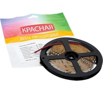 Светодиодная лента SWG 4,8 Вт/м SMD3528 открытая IP20 Цвет Красный 12В 00000000044