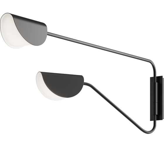 Настенный светильник (бра) MAYTONI mollis 2хg9x28w металл черный MOD126WL-02B