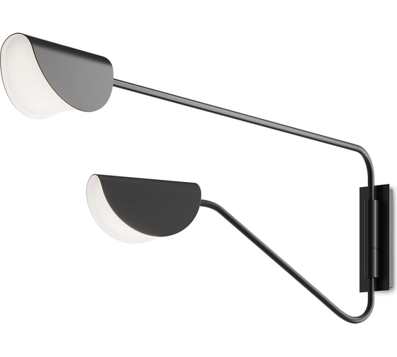 Настенный светильник (бра) MAYTONI mollis 2хg9x28w металл черный MOD126WL-02B