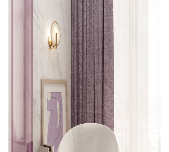 Настенный светильник (бра) MAYTONI marmo 1хe14x40w металл золото MOD099WL-01G2