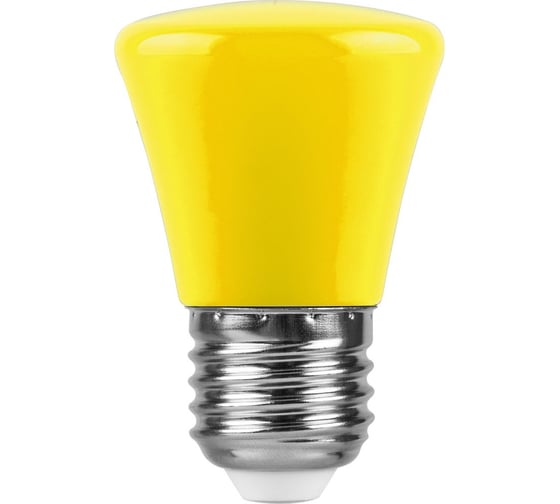 Светодиодная лампа FERON 1W 230V E27 желтый, LB-372 25935