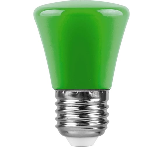 Светодиодная лампа FERON 1W 230V E27 зеленый, LB-372 25912