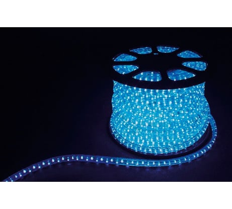 Дюралайт FERON световая нить со светодиодами, 2W 100м 230V 36LED/м 13мм, синий, LED-R2W 26065