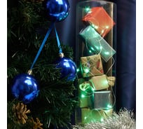 Гирлянда FERON 20 LED зеленый, батарейки 2 АА, IP 20, шнур 0,5м ,CL570 32366