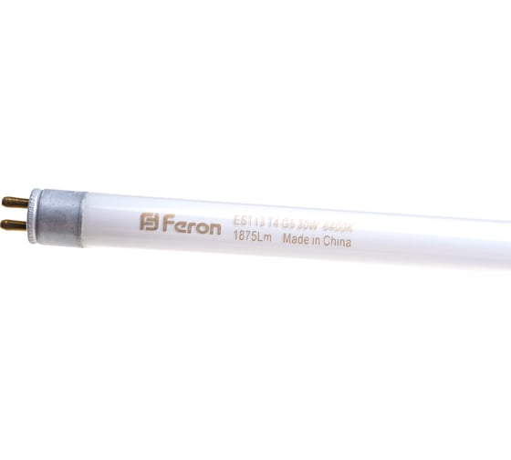 Люминесцентная лампа FERON двухцокольная, 30W T4 G5 6400K, EST13 3035