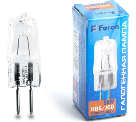 Галогенная лампа FERON 50W 230V JCD/G5.3, HB6 2103