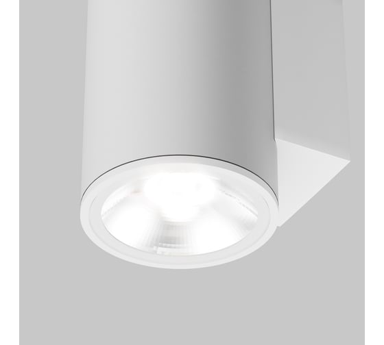 Настенный светильник (бра) MAYTONI outdoor shim led 10w металл и стекло белый O303WL-L10W3K