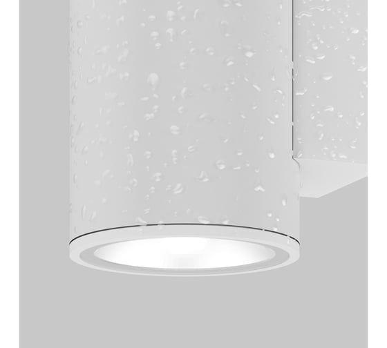 Настенный светильник (бра) MAYTONI outdoor shim led 10w металл и стекло белый O303WL-L10W3K