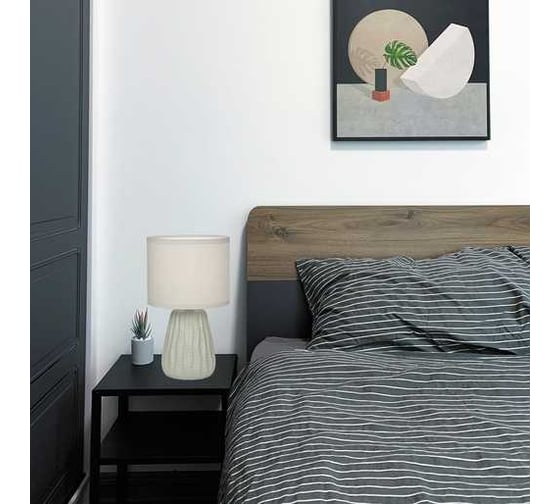 Настольный светильник ESCADA 10202/L E14*40W Grey 10202/L Grey
