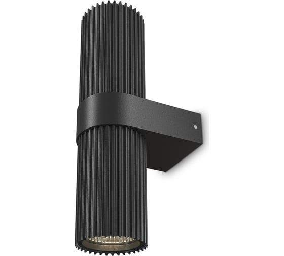 Настенный светильник (бра) MAYTONI dynamics 2хgu10x50w алюминий матовый черный MOD326WL-02B