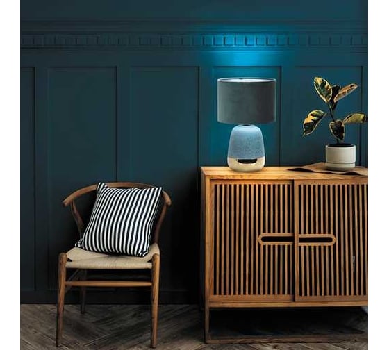 Настольный светильник ESCADA 10200/L E27*40W Blue 10200/L Blue
