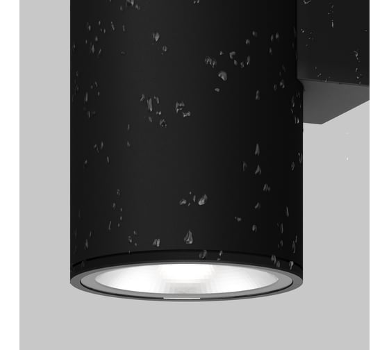 Настенный светильник (бра) MAYTONI outdoor shim led 24w металл и стекло графит O303WL-L24GF3K