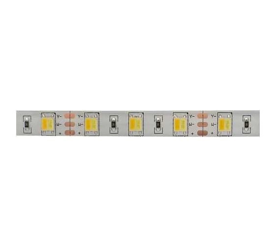 Светодиодная лента Lamper 12в, smd5050, 60 led/м, 6000к+3000к, 12мм, 5м, ip65 141-244
