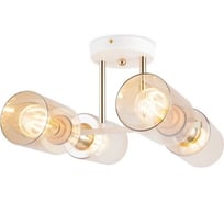 Потолочный светильник Freya glow 4хe27x60w, металл, белый с золотом FR5129PL-04W