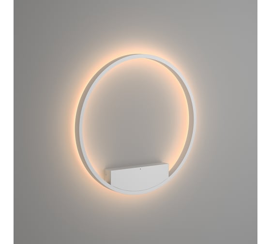 Настенный светильник (бра) MAYTONI rim led 37w алюминий белый MOD058WL-L35W3K 1