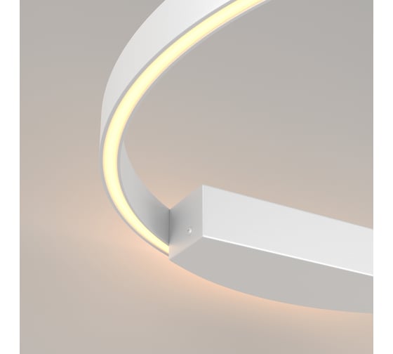 Настенный светильник (бра) MAYTONI rim led 37w алюминий белый MOD058WL-L35W3K