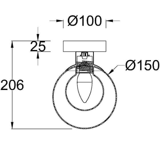 Настенный светильник (бра) MAYTONI basic form 1хg9x20w металл золото MOD521WL-01G1