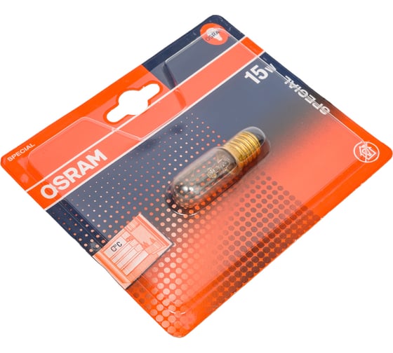 Бытовая галогенная лампа Osram SPC T FRIDG CL 15W 230V E14 BLI1 4050300092928