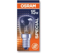 Бытовая галогенная лампа Osram SPC.T26/57 CL 15W 230V E14 FS1 4050300310282