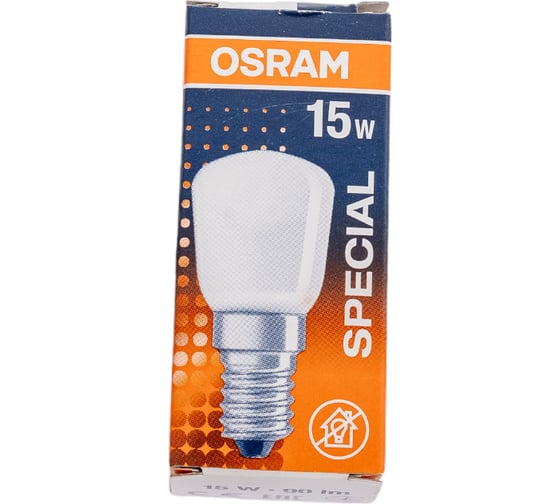 Бытовая галогенная лампа Osram SPC.T26/57 FR 15W 230V E14 FS1 4050300003085