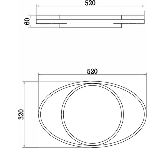Потолочный светильник Freya cosmic led 62w, металл и пластик, черный FR10015CL-L62B