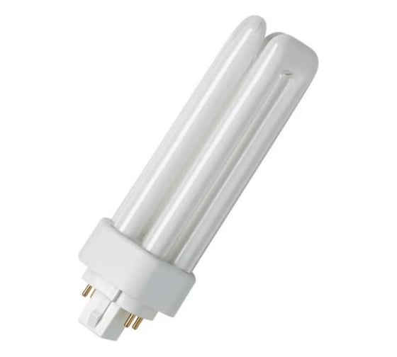 Компактная люминесцентная неинтегрированная лампа OSRAM DULUX D/E 26W/840 G24Q-3 10x1 4050300020303 4099854122453