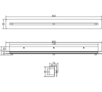 Настенный светильник (бра) MAYTONI maya led 23w алюминий хром P091WL-L21CH3K