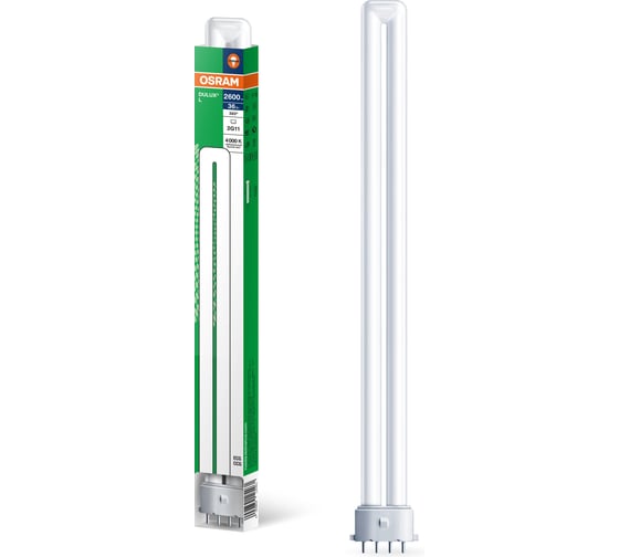 Компактная люминесцентная неинтегрированная лампа OSRAM DULUX L 36W/840 2G11 10x1 4050300010786 4099854125461 1