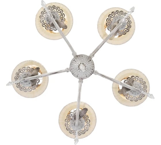 Люстра Freya fable 5хe14x40w, металл, белый с золотом FR5122PL-05WG