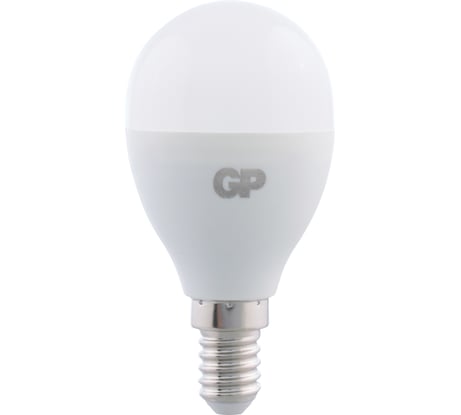 Светодиодная лампа GP в колбе шар LEDG45-7WE14-27K-2CRB1