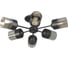 Люстра Freya gretta 6хe27x60w, металл, черный FR5088PL-06B 1